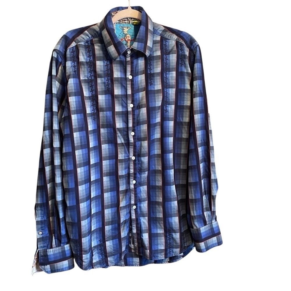 Robert Graham Classic Fit-Long Sleeve- Size Large-Embroidered on front panel